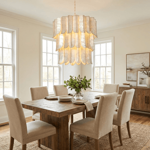 Cascara Shell Chandelier
