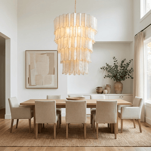 Cascara Shell Chandelier