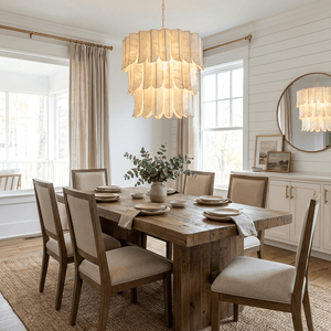 Cascara Shell Chandelier