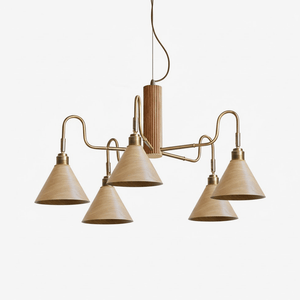 Bravik Wood Chandelier
