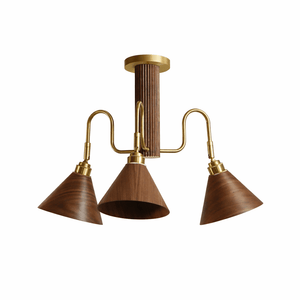 Bravik Wood Chandelier