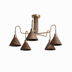 Bravik Wood Chandelier