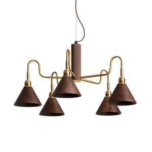 Bravik Wood Chandelier