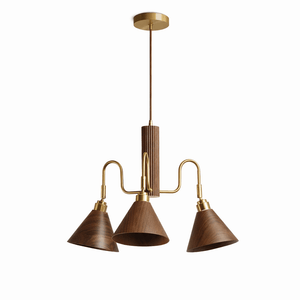 Bravik Wood Chandelier