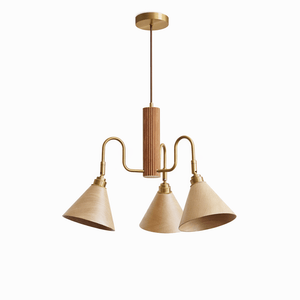 Bravik Wood Chandelier