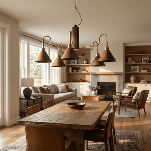 Bravik Wood Chandelier