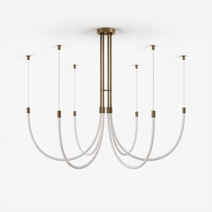 Serpentine Halo Chandelier