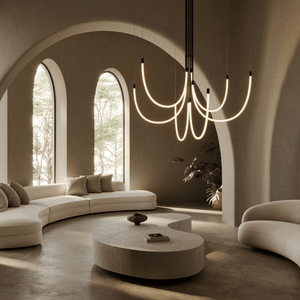 Serpentine Halo Chandelier