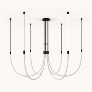 Serpentine Halo Chandelier