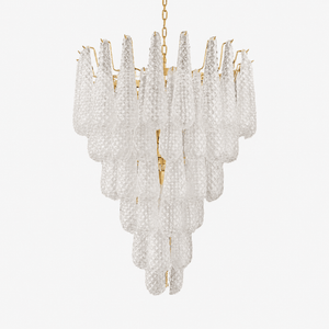 Glass Pinecone Chandelier
