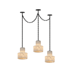 Multi-Tier Chain Drum Pendant Lamp