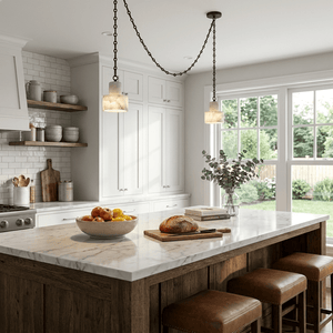 Multi-Tier Chain Drum Pendant Lamp