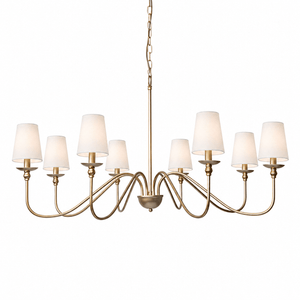 Timeless Gold Candle Chandelier