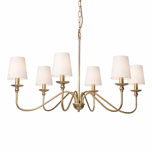 Timeless Gold Candle Chandelier