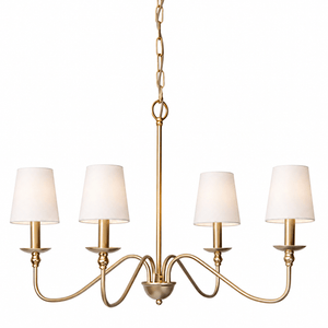 Timeless Gold Candle Chandelier