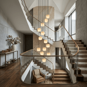 Pillow Alabaster Cluster Chandelier