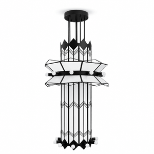 Rayonne Art Deco Pendant Chandelier