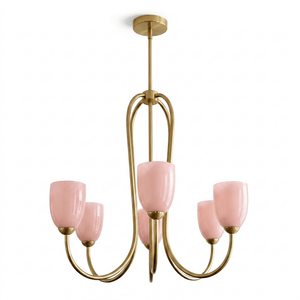 Tulip Gold Chandelier