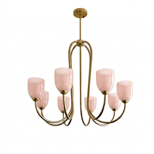 Tulip Gold Chandelier
