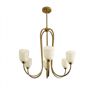 Tulip Gold Chandelier