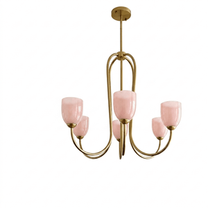 Tulip Gold Chandelier