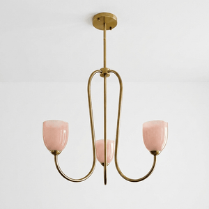 Tulip Gold Chandelier