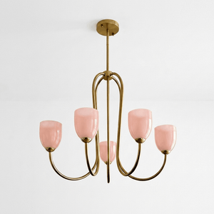 Tulip Gold Chandelier