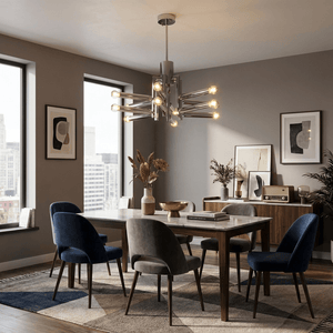 Sputnik Chrome Chandelier