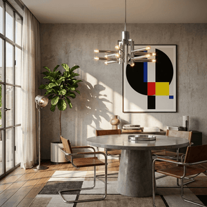 Sputnik Chrome Chandelier