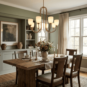 Tulip Gold Chandelier