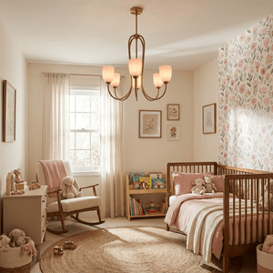 Tulip Gold Chandelier