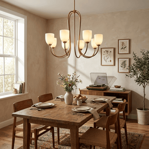 Tulip Gold Chandelier