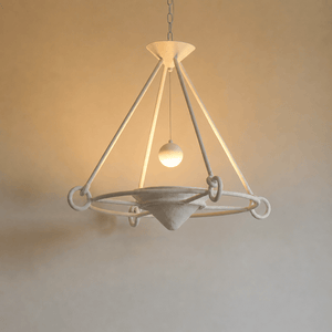 Sculptural Plaster Chandelier