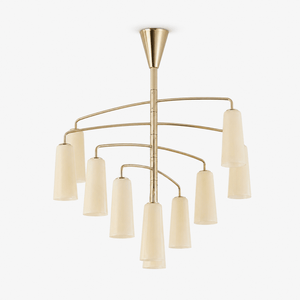 Spiral Tiered Chandelier