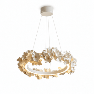 Floral Wreath Chandelier