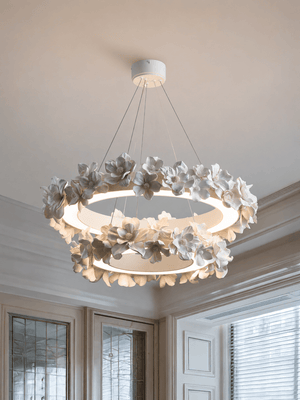 Floral Wreath Chandelier