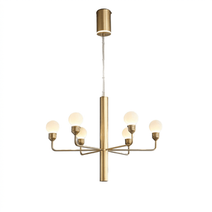 Raggiera Tiered Alabaster Globe Chandelier