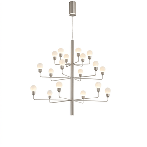 Raggiera Tiered Alabaster Globe Chandelier