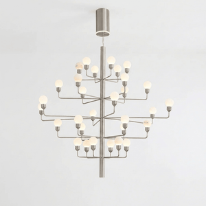 Raggiera Tiered Alabaster Globe Chandelier