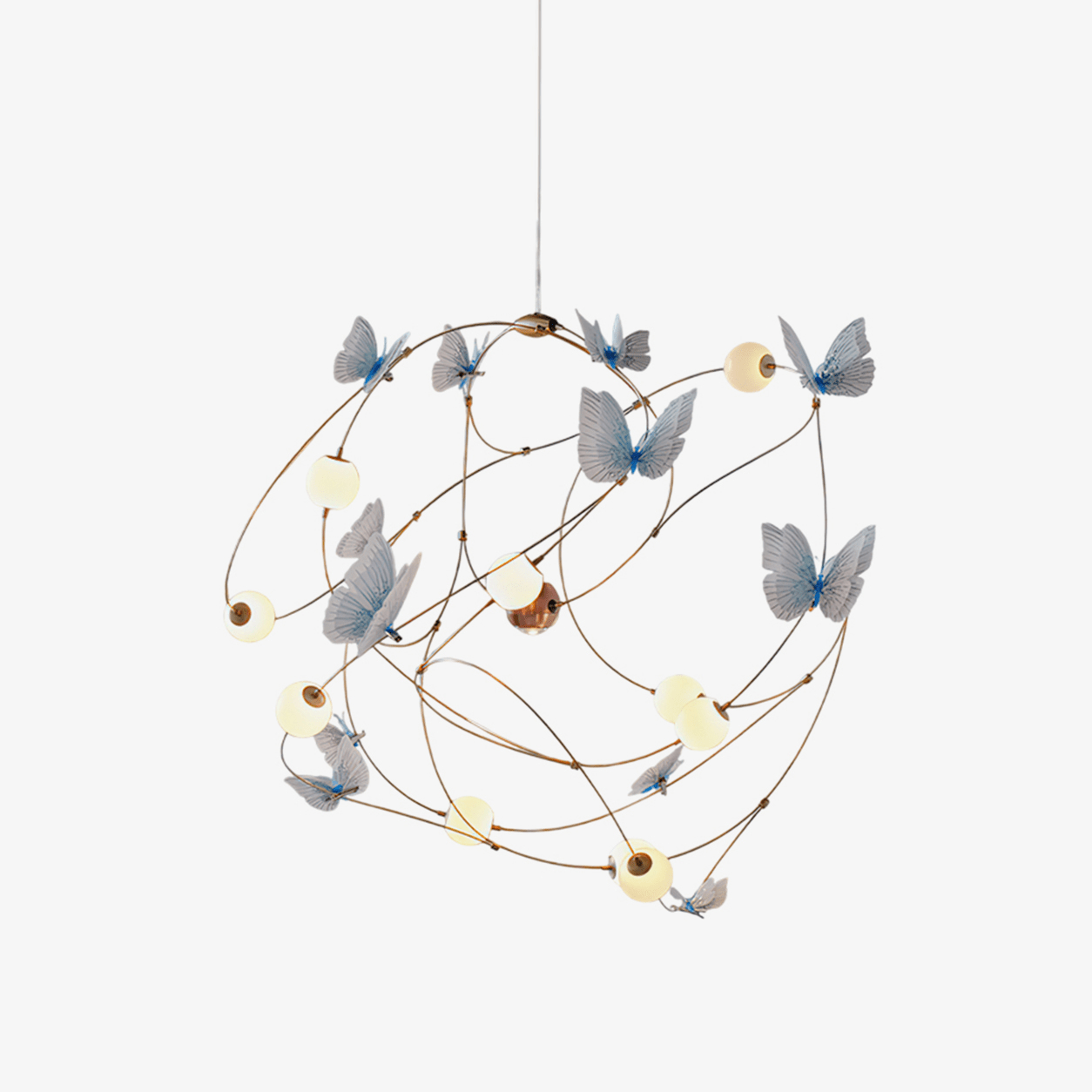 Flutter Orbit Butterfly Chandelier