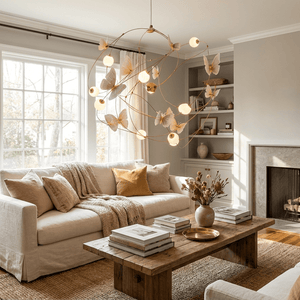 Flutter Orbit Butterfly Chandelier