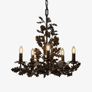 Thicket Oak Leaf Chandelier