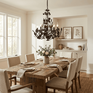 Rosaio Wrought Iron Chandelier