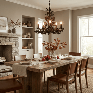 Thicket Oak Leaf Chandelier