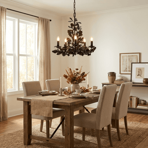 Thicket Oak Leaf Chandelier