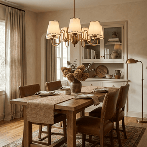 Scalloped Shade Chandelier