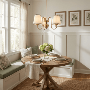 Scalloped Shade Chandelier