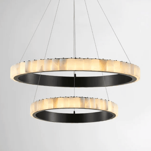 Alabaster Avalon Halo Chandelier