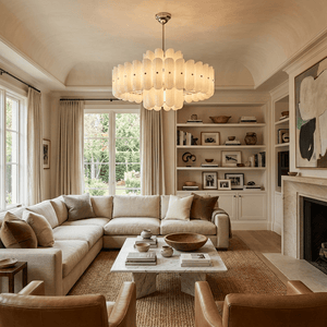 Seraphine Linear Fluted Glass Chandelier