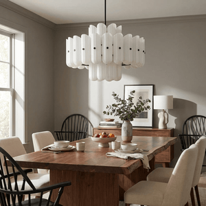 Seraphine Fluted Glass Chandelier